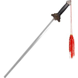 Simple polymer Telescopic Retractable Sword, Kung Fu Taichi Chinese Sword, Practice Performing Magic Sword, Halloween Role Play