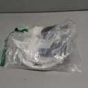 96 Pcs Black Bow Birthday Decorations, Elegant Black and White Plates Napkins Forks for 24 Guests, Minimalist Bow Tableware Set Party Supplies for Women Girls