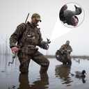 PVC Decoy Line 2 Rolls Waterfowl Decoy Cord Line 110m Anti Corrosion Durable Tangle and Rot Free 360 ft Bait Rope for Fishing Outdoor Use Floating Duck Decoys Hunting Accessories (Clear)