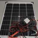 SOLPERK 30W Solar Battery Charger Solar Battery Maintainer + Upgrade 10A MPPT Charge Controller + Adjustable Mount Bracket for Car RV Boat Motorcycle12V Waterproof Solar Panel Kit Trickle Charging