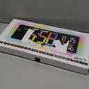 JoFomp 17.3" Large Digital Wall Clock, LED Digital Clock Large Display with Remote Control, Alarm Clock with Temp/DST/Dimmer/Humidity/Timer/Ambient Light - 12/24H, Alarm Wall Clock for Bedroom (Blue)