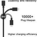 45W Type USB C Laptop Charger Compatible with Lenovo Chromebook C330 S340 100e 300e 500e C340 S330 2nd Gen,ThinkPad Yoga T480 T580 E490 E580 C630 C940 720 910, Adapter ADLX45YLC2D Power Supply Cord
