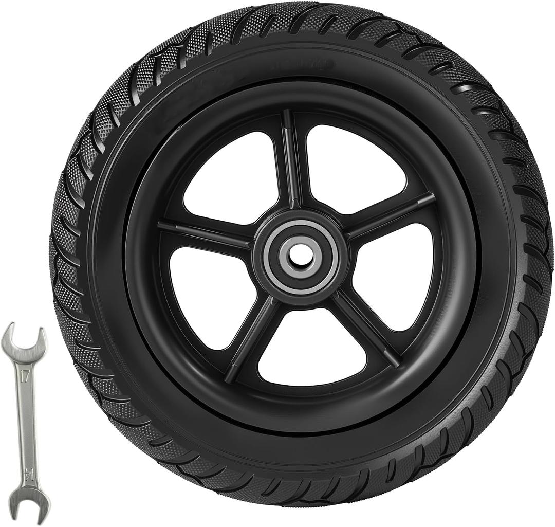 200x50 solid tire wheel Plastic Hub With Tool for electric scooter balance car 8x2 solid wheel explosion proof puncture tubeless tire parts
