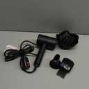 TYMO Diffuser Hair Dryer Blow Dryer - 300 Million Ionic Hairdryer with Diffuser & Comb Attachment for Curly Hair, Professional Blowdryer for Women, Cool Air Button, Small Travel Lightweight, Black