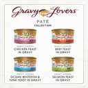 Purina Fancy Feast Gravy Lovers Variety Pack Feast Pate in Wet Cat Food Gravy - (Pack of 1) 4.5 lb. Boxes (EXP 03/31/28)