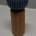 Kahler Hammershoi Salt and Pepper Grinder, Anthracite Grey, 7.3"H x 2.6"D, Designed by Hans-Christian Bauer, Gift Box Included