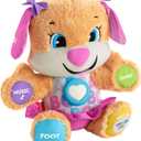 Fisher-Price Baby & Toddler Toy Laugh & Learn Smart Stages Sis Musical Plush with Lights & Phrases for Infants Ages 6+ Months