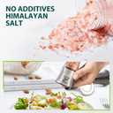 Soeos Himalayan Pink Salt and Rainbow Peppercorn Grinder Refills, 18oz Salt & 8oz Peppercorns, Kosher Seasoning Set for Cooking (13 Ounce (Pack of 2))