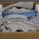 PHILTOP Headlights Assembly fit for 2005-2006 Toyota Camry,Chrome Housing Clear Lens Amber Reflector,OE Style Headlamps (Driver + Passenger Side)