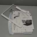 Wireless Keyboard Case for iPad Pro 13" (M5/M4, 2025/2024), Transparent Protective Cover with 7-Color Backlit Keyboard, 360 Rotating Stand, Multi-Touch Trackpad and Pencil Holder, White