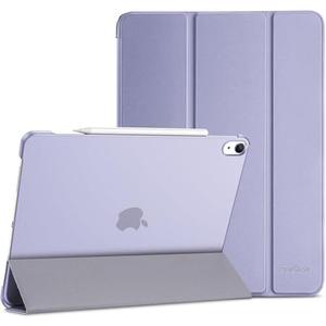 ProCase for iPad Air 13 Inch Case M3 2025/M2 2024, Slim Smart Cover iPad 13 Air M3 M2 Case with Translucent Hard Shell Back, Supports Touch ID, Auto Wake/Sleep -Purple
