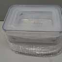 6 Pack Large Food Storage Containers with Lids (85oz/50oz/34oz) BPA-Free Reusable Thicker Plastic Freezer Safe Storage Containers, Airtight & Leakproof Kitchen Meal Prep Containers for Food