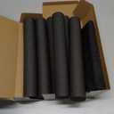 Comfyanno Under Door Draft Stopper - Bottom Door Gap Filler & Seal - Fits 30 to 36 Door, Block Cold Air, Noise, Sound, Wind, Bugs, Easy to Install, Double Side Block, No Adhesive, Black (36 Inch (Pack of 1))