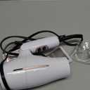 Conair Hair Dryer, Worldwide Travel Hair Dryer with Smart Voltage Technology and Folding Handle, Includes Concentrator (1 Count( Pack of 1), White)