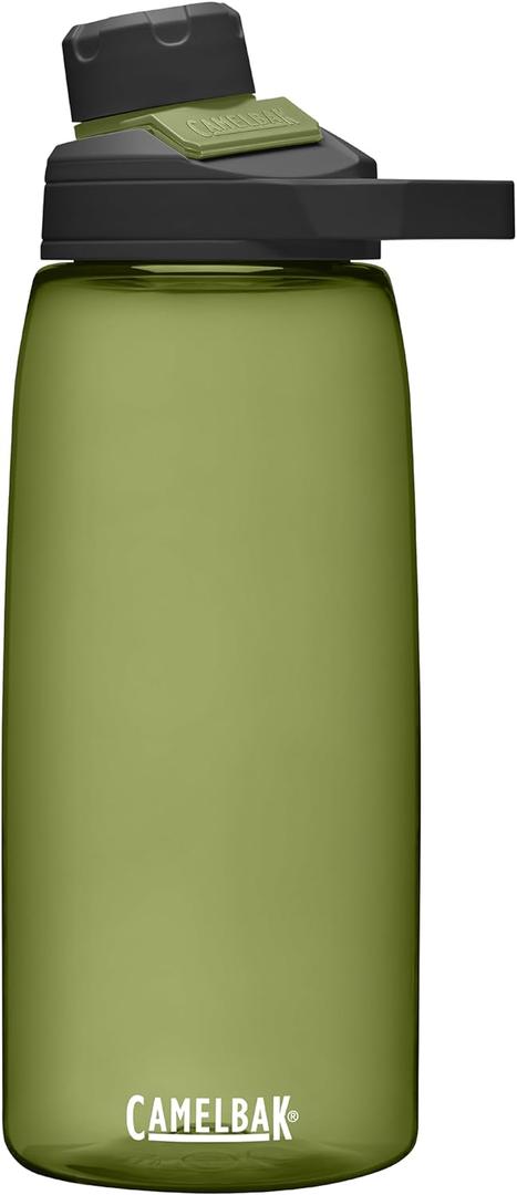 CamelBak Chute Mag BPA Free Water Bottle with Tritan- Magnetic Cap (33.8 Ounces, Olive)