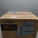 COSORI Ceramic Air Fryer Toaster Oven Combo, 11-in-1 Flat-Sealed Heating Elements for Easy Cleanup, Innovative Burner Function, 26QT, Silver, Stainless Steel