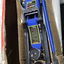 Floor Jacks,2.5 Ton (5500 lbs) Low Profile Hydraulic Floor Jack, Steel Racing Car Jack, Lift Jack Range 3.35"-15.68", for Car, Truck, SUV, Vehicle Repair & Tire Change (Blue)
