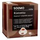 Amazon Brand - Solimo Ristretto Capsules, Dark Roast, Compatible with Original Brewers, Pack of 1x50 Capsule (50 count), Best Before 05/09/2026