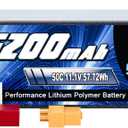 Zeee 3S Lipo Battery 5200mAh 11.1V 50C with T and XT60 Connector Soft Case Battery Compatible with RC Plane Quadcopter RC Airplane RC Helicopter RC Car Truck Boat