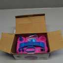 IDAODAN Electric Balloon Pump, Portable Electric Balloon Blower Machine Balloon Air Pump Dual Nozzle Rose Red 110V 600W Balloon Inflator for Party Decorations