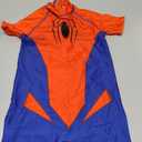 Marvel Spiderman Rash Guard Swimsuit, Summer Vacation Essentials for Kids, Childrens Swimwear Full Body Beachwear (Red/Blue Spiderman, 4-5 Years)