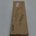 VIDOR Under Desk Cable Management Tray 2-Pack, 17" Cord Organizer, No Drill Alloy Steel, Perfect for Standing Desk and Office Home Wire Management