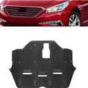 ECOTRIC Engine Splash Shield Compatible with 2015-2017 Hyundai Sonata Front Lower Engine Cover Flocking Process Replacement for 29130C1000 29130C2100 HY1228188