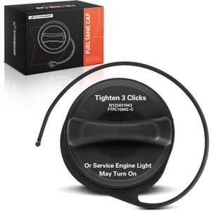 A-Premium Gas Cap Fuel Cap Compatible with Chevrolet Silverado 1500 2500 3500 Traverse Tahoe Suburban Avalanche & GMC Sierra Acadia Yukon & Buick Enclave & Cadillac & Saturn 2004-2011, GT330, 20915842