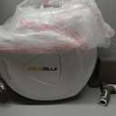 Retractable Garden Hose Reel, 5/8 in 65+6 ft, Heavy Duty Wall Mounted Water Hose Reel, Spring Power Automatic Rewind, Any Length Lock, 180 Swivel Bracket, 10 Pattern Spray Nozzle