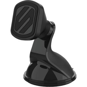 Scosche MMWSM-XCES0 MagicMount Select Magnetic Car Phone Holder - Strong Magnet Mount for iPhone and Android - Secure Magnetic Cell Phone Mount for Window or Dash - Universal 360 Adjustable Head (1 Pack, Black)
