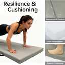 Foldable Yoga Mat, 2 Inches Extra Thick Non-Slip Design Fitness Mats