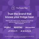 everydrop by Whirlpool Ice and Water Refrigerator Filter 1, EDR1RXD1, Single-Pack , Purple