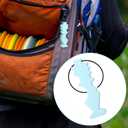 Repair Tool for Disc Golf, Blue Disc Golf Edge Maintenance Tool, Portable Repair Tools for Discs with Key Ring for Scratch Stain Polishing Gifts for Disc Golf Lovers
