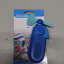 O2COOL Sport Misting Fan - Portable Pocket Size Battery Powered Cooling Fan With Carabiner Clip (Blue)