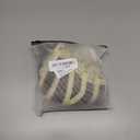 LEOSA Short Ombre Blonde Wig with Bangs for White Women Highlight Brown Pixie Cut Wig Synthetic Wavy Curly Light Blonde Mixed Brown Layered Natural Hair Fluffy Heat Resistant