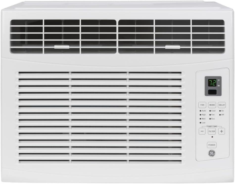 GE 6,000 BTU Electronic Window Air Conditioner for Small Rooms up to 250 sq ft.