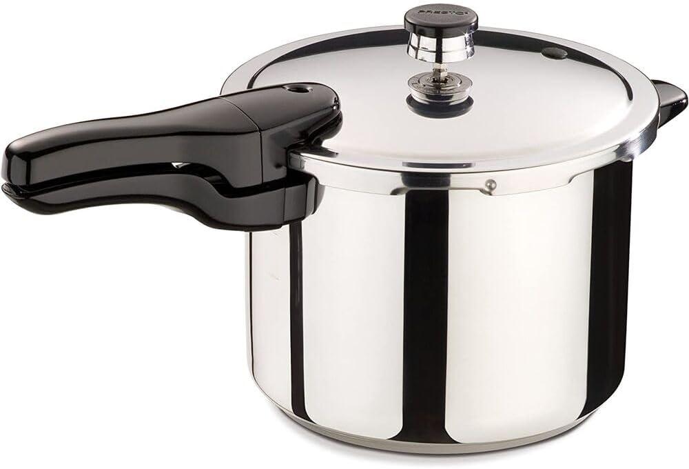 Presto 01362 6-Quart Stainless Steel Pressure Cooker (6 Quarts)