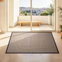 Mibao Front Door Mat, Heavy Duty Durable Welcome Mat for Outdoor Indoor, Dirt Trapper Waterproof Super Absorbent Door Mat for Entryway Outside Patio Porch,61.5" x 36", Beige