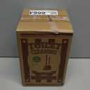 Eyliden Toilet Plunger and Brush, 2 in 1 Toilet Bowl Brush Plunger Set with Holder, Bathroom Cleaning Tools Combo with Caddy Stand (White)