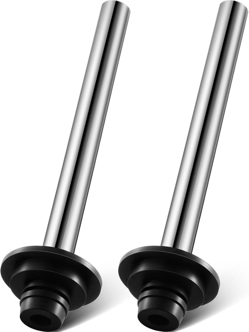 Tandefio 2 Pcs Universal Sink Overflow Pipe Stainless Steel Sink Stopper Strainer Pipe Overflow Plug Bathroom Pipes Fittings for Commercial 1", 1-1/4", 1-1/2" Drain