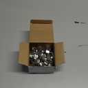 MorningRo 50 Pcs Gutter Clips for Hanging Outdoor Lights Christmas Hooks Aluminum Weatherproof Gutter Clips Hangers for Holiday Seasonal Outside String Lights Xmas Decoration (Silver)