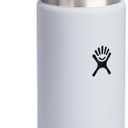 Hydro Flask Wide Mouth Bottle with Flex Sip Lid - Insulated Water Bottle Travel Cup Coffee Mug White 20 oz