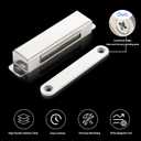 2 Pack | Heavy-Duty Magnetic Door Catch - 90lb Pull Force, Stainless Steel, Anti-Rust, Ideal for Screen Door, Pantry Door, Barn and RV Doors.