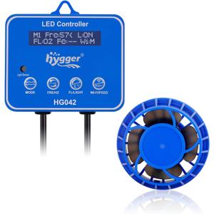 hygger Strong Wave Maker For Aquarium Magnetic DC Powerhead Adjustable Fish Tank Circulation Pump with External Controller for 30-90 Gallon Freshwater Saltwater 2100 GPH