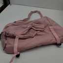 WOLT Gym Bag For Women, Yoga Mat Bag with Shoes Compartment, Wet Pocket and Water Bottle Pocket (Pink)