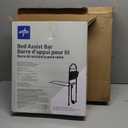 Medline Bed Assist Bar with Storage Pocket, Height Adjustable Bed Rail for Elderly Adults, Assistance for Getting In and Out of Bed at Home