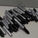 Jumo Permanent Markers, 60 Count Black, Chisel tip, Oil-Based Permanent Markers, Waterproof and Fade-Resistant, for Paper, Wood, Metal, Glass and More