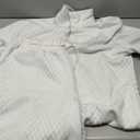 GORGLITTER Men's 2 Piece Outfits Waffle Knit Button Down Shirt Top and Shorts Small