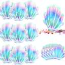 50 Pcs Seashell Bag Mermaid Party Favors Hangover Recovery Kit Goodie Gift Bags for Under the Sea Birthday Bachelorette Party Favor Supplies