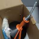 Drain Auger, Clog Remover with Drill Adapter, 25 Feet Flexible Plumbing Snake Use Manually or Powered for Kitchen, Bathroom and Shower Sink, Comes with Gloves (orange)